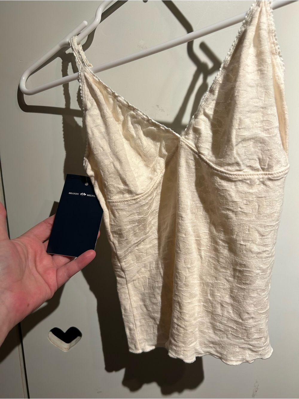 Brandy Melville Amara Floral Lace Tank